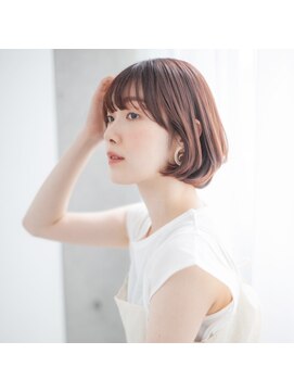 アッシュ 日野店(Ash) 似合わせカット/ミルクティカラー/ボブ/韓国風/日野駅/日野