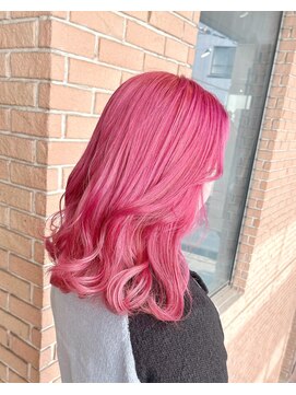 サロンドミルク 原宿(salon de MiLK) ピンクカラー