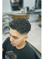 アイコン ブルー メンズ(I-CON #blue MEN'S)&nbsp;スキンフェード×極道パーマ