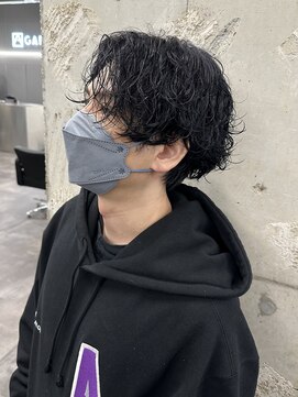 スノットバイガルテ(SNOT by GARTE) メンズパーマ/メンズカット/メンズマッシュ/波巻きパーマ