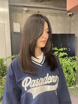 キャラハーフ 池袋東口店(KYARA HALF) ロングレイヤー／レイヤーカット/流れる前髪