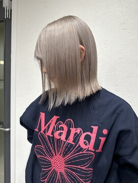 イノセンス 西宮北口店(innocence) ボブとミルクティーベージュ