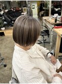 白髪活かしデザインカラーカットトリートメント22000
