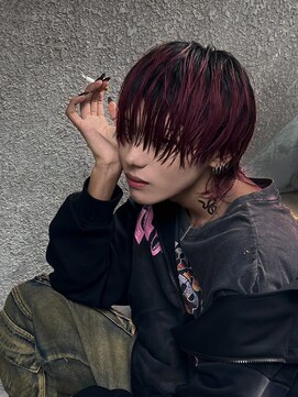 ラクーントウキョウ(RACCOON.TOKYO) メンズハイトーン/ハイトーンカラー/レッドカラー/ブリーチ