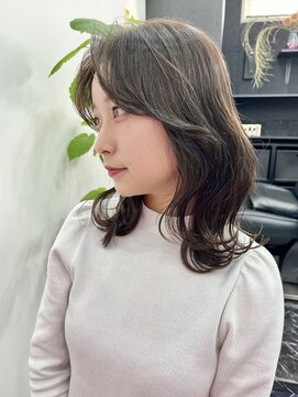 チュダック(ChuDuck) 韓国風《くびれミディ》ハイトーン/ケアブリーチ/ダブルカラー