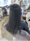 アイロンなしでこの艶髪!