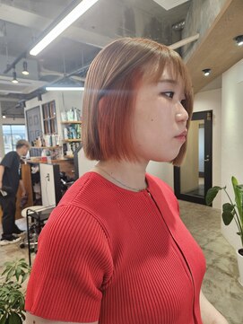 イット(it.) インナーカラー オレンジベージュ ケアブリーチ