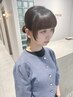 前髪カット＋シャンプーブロー  ￥3,300～