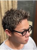 スパイキーショートパーマ