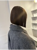 切りっぱなしボブ