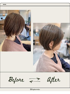 フリップビーアヴェダ(FLIP B AVEDA) 本八幡×ショートボブ×オーガニックカラー