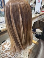 アース オーセンティック アクロスプラザ 与次郎店(EARTH Authentic)&nbsp;ちょう簡単エクステ極太ハイライト