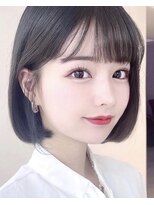 ティア(Tia.) 縮毛矯正/髪質改善トリートメント/ミディアムヘア/グレージュ