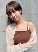 20代・30代_ハンサムショート×ナチュラルブラウン