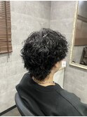 滋賀/南草津/メンズ美容室/波巻きツイストスパイラルパーマ
