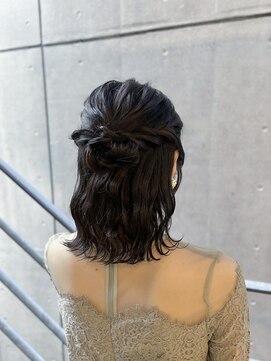 オリンテ バイ レシッド 表参道(orente by rcid) ハーフアップ＊ミディアム、ロブ