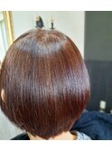 60代後半のうねり、クセの髪質改善で美髪に