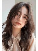 シースルー/レイヤー/くびれヘア/韓国ヘア/【lana hair新宿】