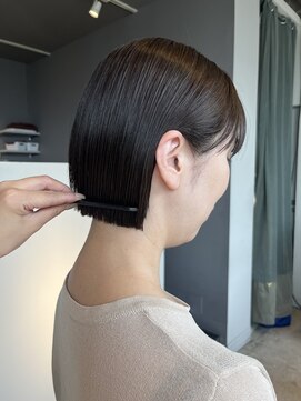 ヘアーエスクールシーユー 枚方T-SITE店(hair S.COEUR×Cu) コンパクトボブ/大阪枚方美容室