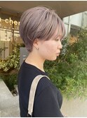 ハイトーンショートボブ