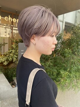 マシェリ バイ ハセ(ma cherie by HASE) ハイトーンショートボブ