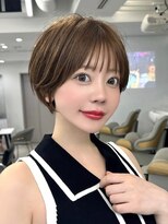 アマトウキョウスマートサロン(AMA TOKYO×Smart Salon)&nbsp;刈り上げショート　韓国風巻き　小顔ショート
