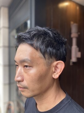 ザバーバーアドレス 代官山(THE BARBER) 定番2ブロックショート　（ハサミ 刈り上げ）/バーバースタイル