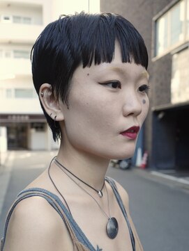 アビー 鎌倉(ABBEY) ぱっつん前髪とベリーショートの組み合わせ◎個性が欲しい方に!