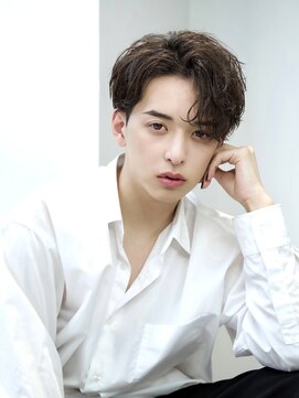 ゴート(GOATO) シャドウマッシュ かき上げ スパイラル 鹿児島センターパート