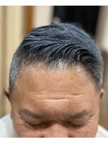 ヘアーメイクプシュケ 白髪ぼかしからのシルバーワックス