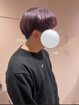 ヘアーアンドメイク ビス(HAIR&MAKE bis)&nbsp;アッシュラベンダー/メンズマッシュ【黒田あさみ】