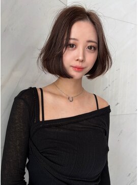 サイン 韓国ボブ 渋谷(SIGN) 韓国ボブレイヤーボブ渋谷タッセルボブお洒落なレイヤーカット