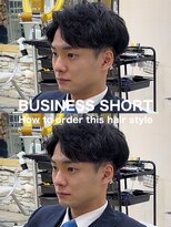 テラス(Terrace by Relato) 毛流れビジネスかきあげシャドウショートパーマ赤羽メンズパーマ