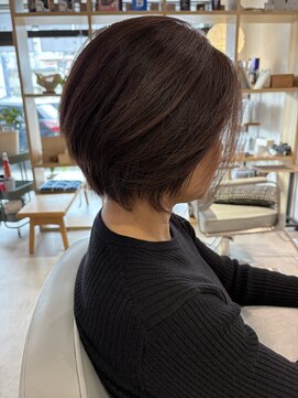トワ(towa) ★脱白髪染めボブスタイル