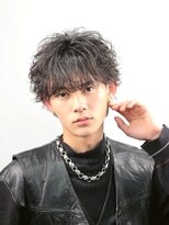 ブラック サッポロ(BLUCK SAPXOXO)&nbsp;大通駅/学割U24/メンズサロン/フェザーパーマ/シャドウパーマ