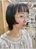 ウルフショート/顔まわり