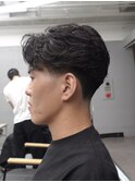 テーパーフェード　フェザーパーマ