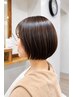 【お洒落なデザイン】カット+脱白髪染ハイライト+バイカルテ毛髪補修¥18700
