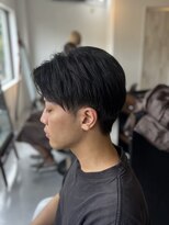 メンズカット バイ ソイクフ(メンズカット by SOY-KUFU)&nbsp;短めショートにおすすめ！自然な毛流れポイントパーマ