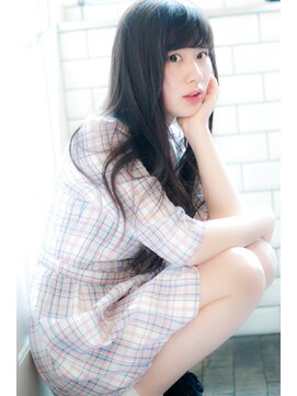 エイト プラット 渋谷2号店(EIGHT plat) 【EIGHT plat渋谷】黒髪ナチュラルロング