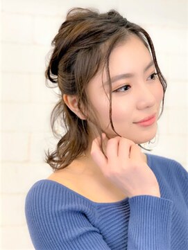 スタンス(stance) 簡単 編み込みミディアムアレンジ[恵比寿/恵比寿駅/髪質改善]