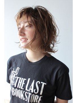 ソルト(Salt) Salt大久保◇レイヤーボブ×ゴールドベージュ2/シースルーバンク