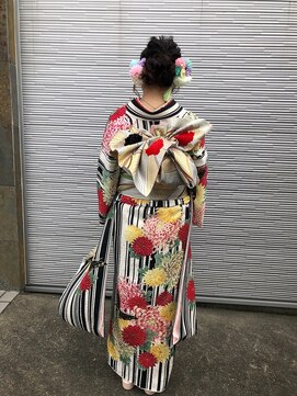 アムズヘアーファム 振袖着付