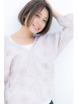 カバーヘア ブリス 戸田公園西口店(COVER HAIR bliss)&nbsp;モードなアシンメトリー小顔フレンチボブZ戸田公園20代30代40代