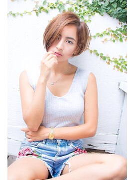 ロンドローズ 名古屋(Lond damaskRose) 【Lond damaskRose】川瀬賢翁 大人可愛いショートボブ
