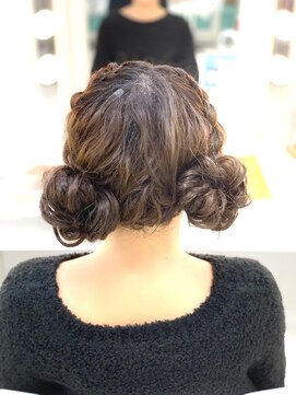 ベストシーン 新浦安店(Best Scene) ツインお団子　【結婚式】【ヘアセット】【トレンド】【デート】