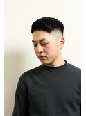 七三オールバックかき上げヘアコンマヘア54