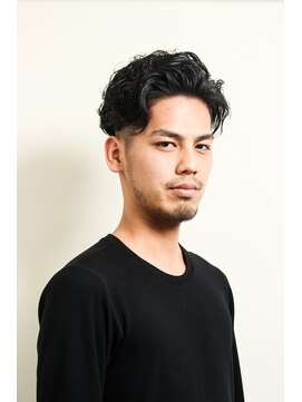 レンゲン(LENGEN) 七三オールバックかき上げヘアコンマヘア１７３