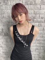 リアイス(Re:ICE) ミニウルフ/くすみブルー/流れるレイヤー/インナーハイライト