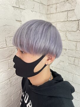 アジールヘア 所沢プロペ通り店(agir hair) ホワイトパープルカラー10代20代30代